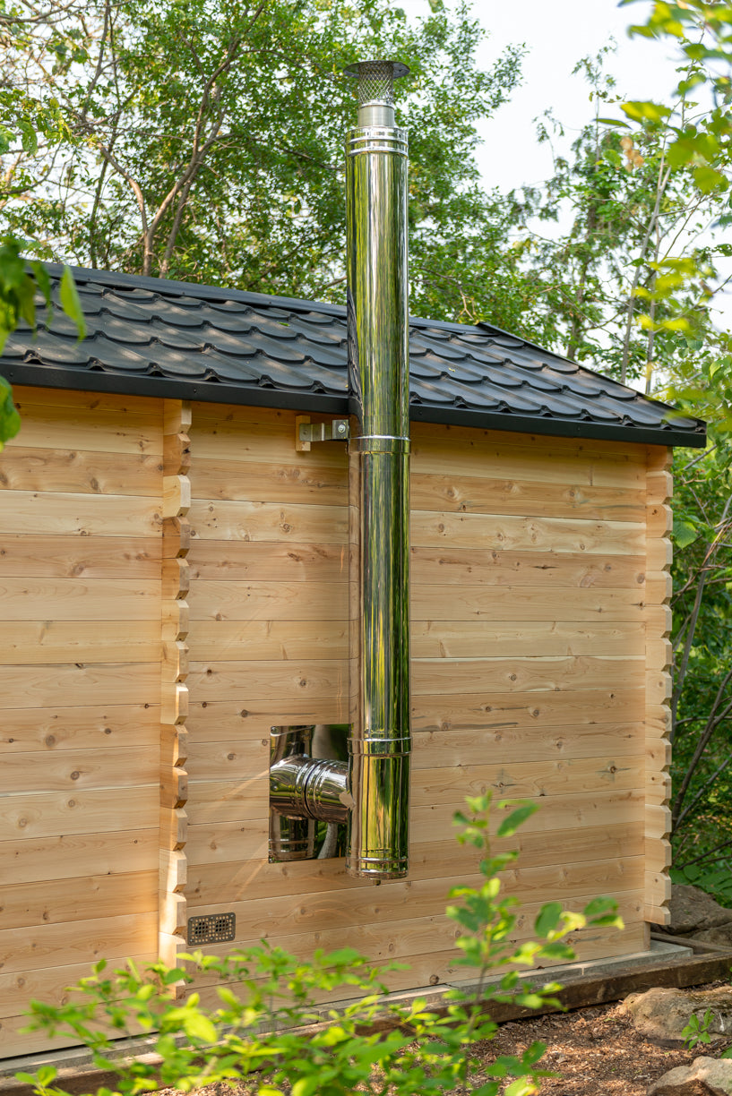 Dundalk LeisureCraft CT Georgian Cabin Sauna With Change Room