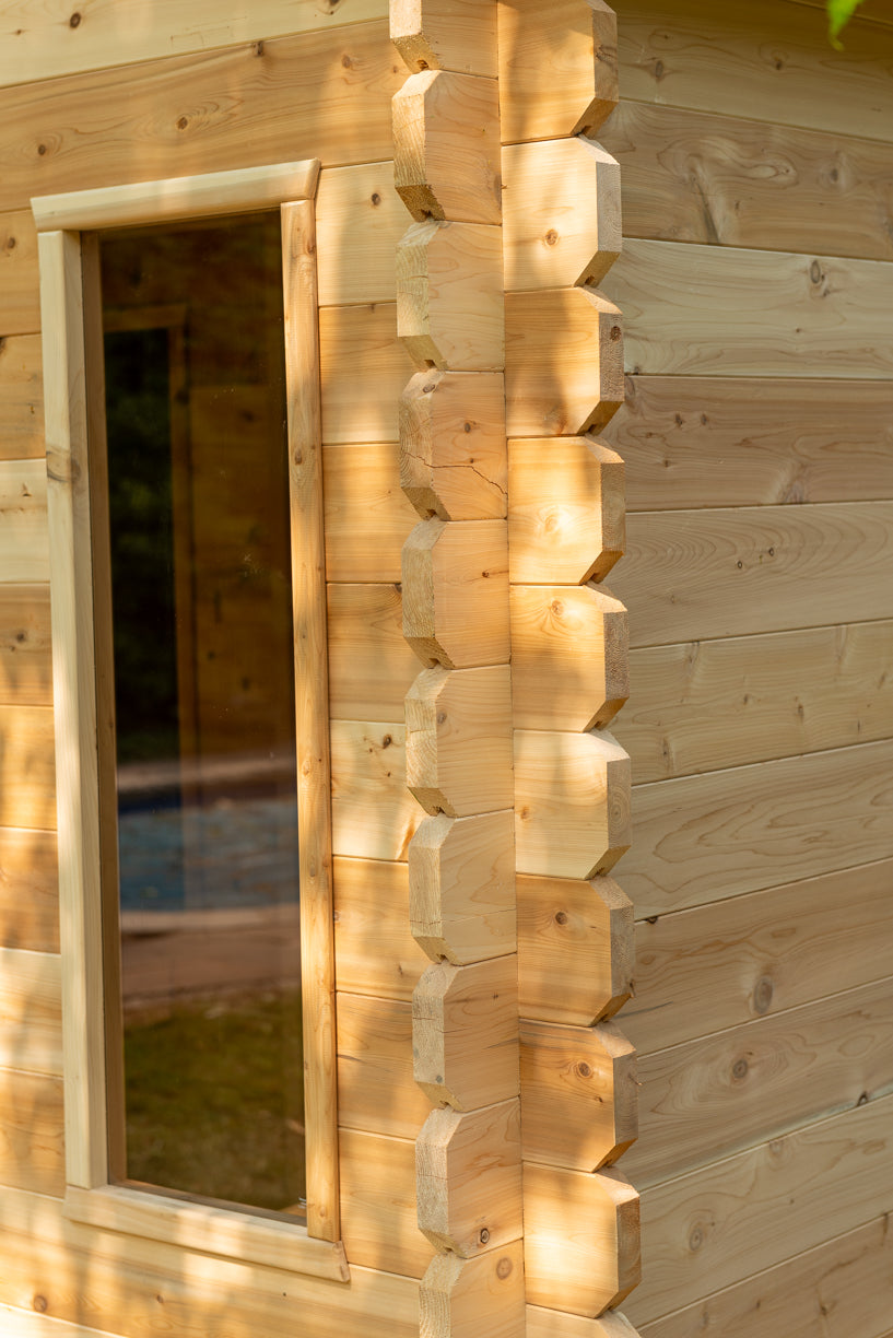 Dundalk LeisureCraft CT Georgian Cabin Sauna With Change Room