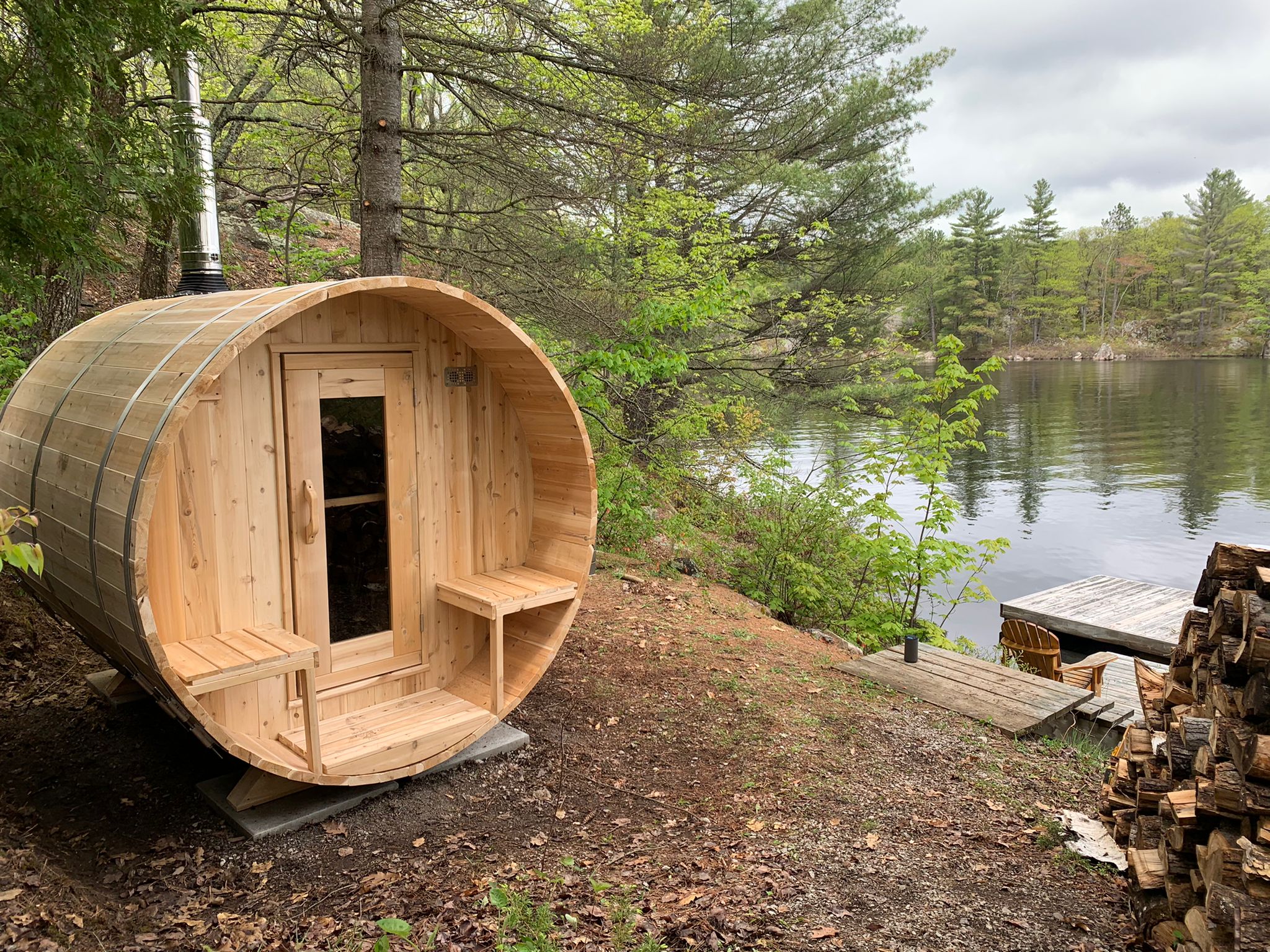 Dundalk leisureCraft Serenity Barrel Sauna