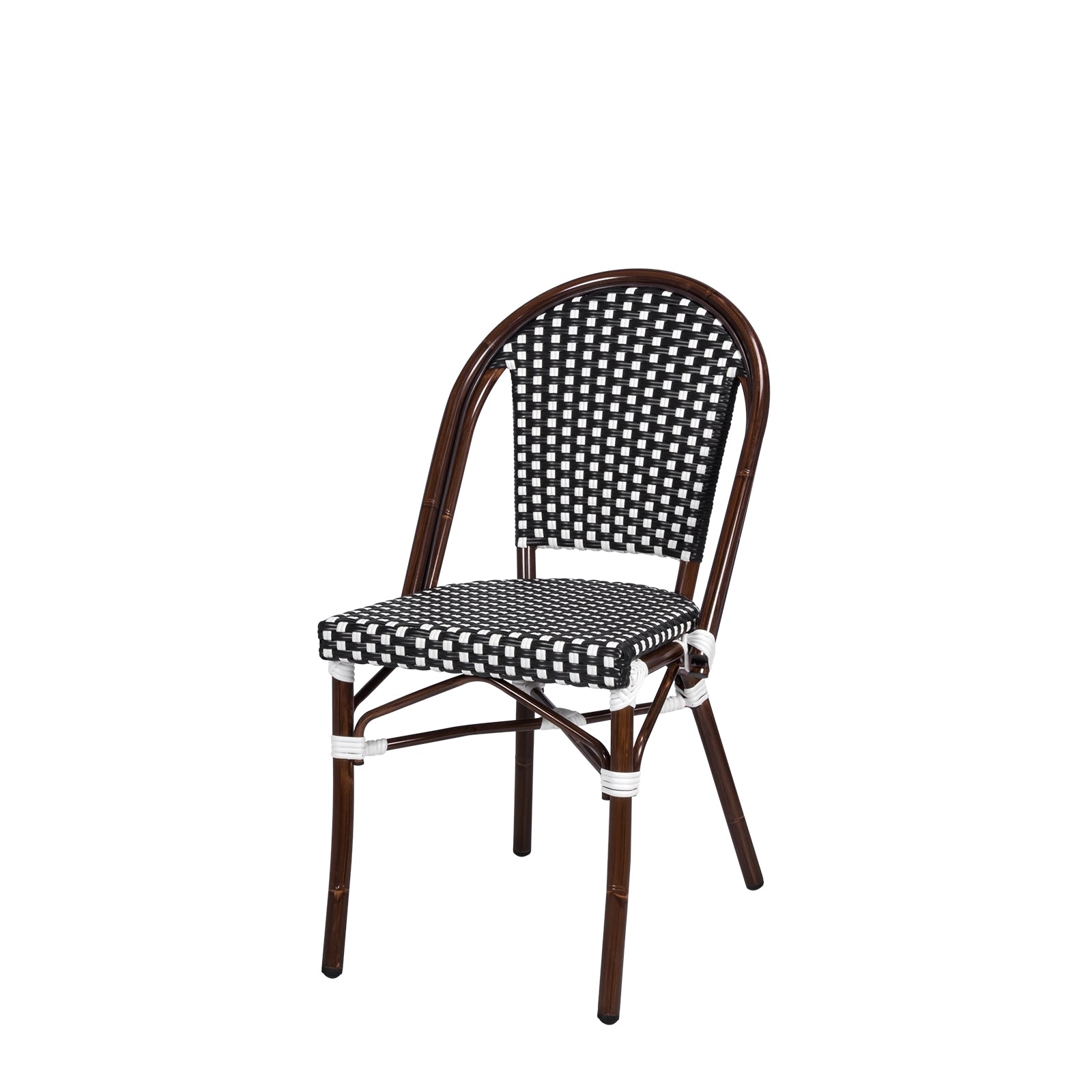 Paris Dining Side Chair - Black & White