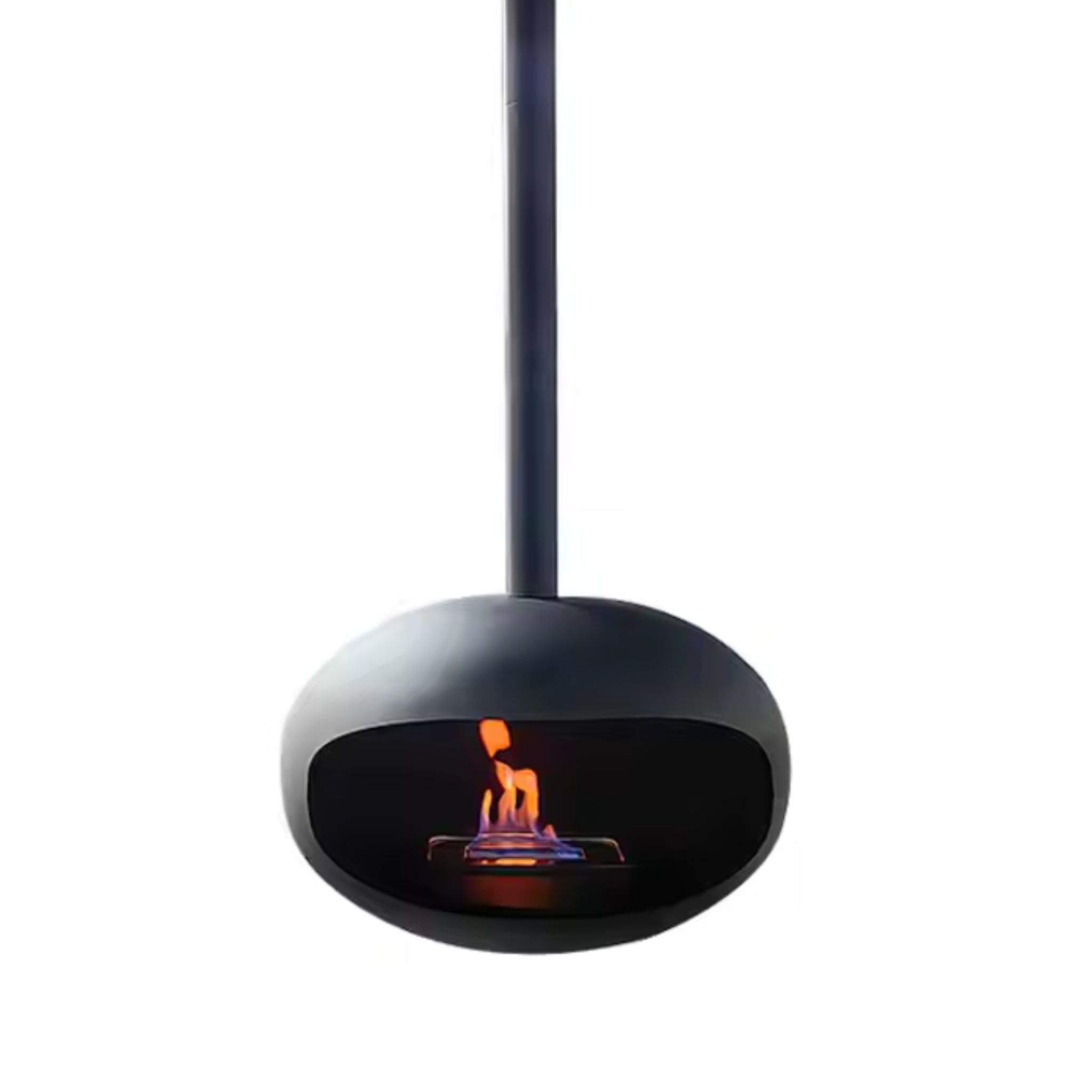 OrbFlame Oval Hanging Fireplace