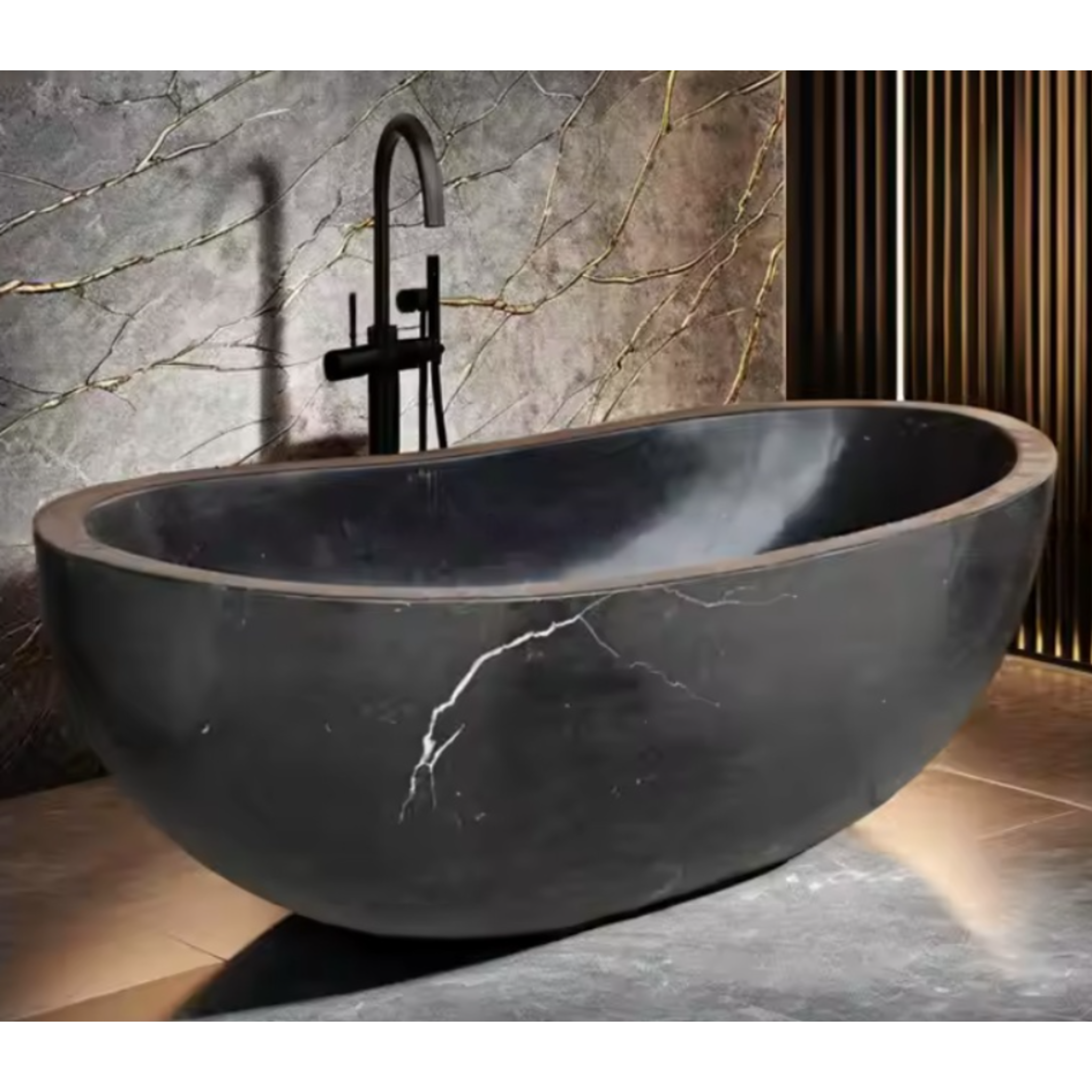 NoirMarble Sanctuary Bathtub