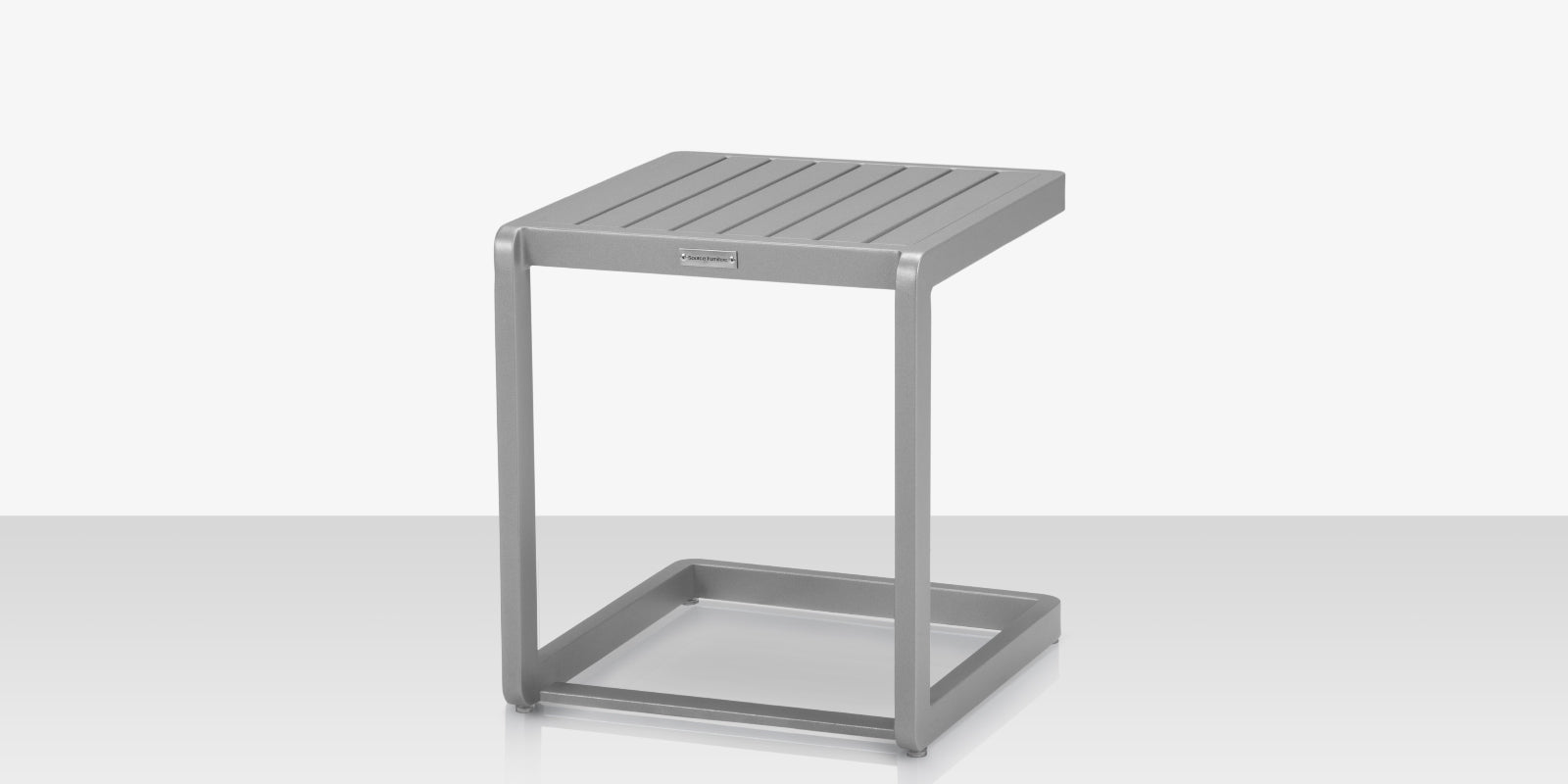 Fusion End Table (Square) - Kessler Silver