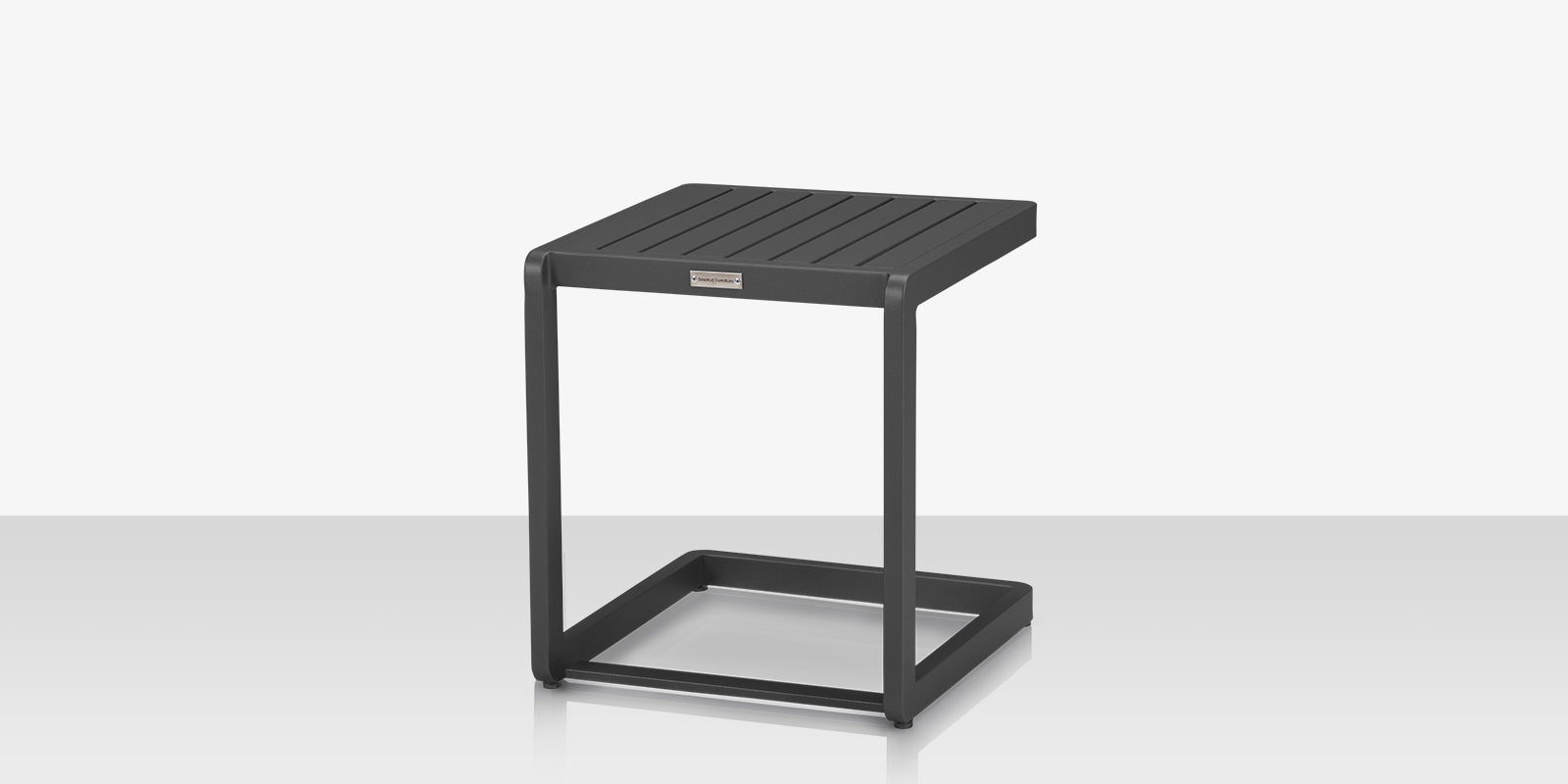 Fusion End Table (Square) - Tex Gray