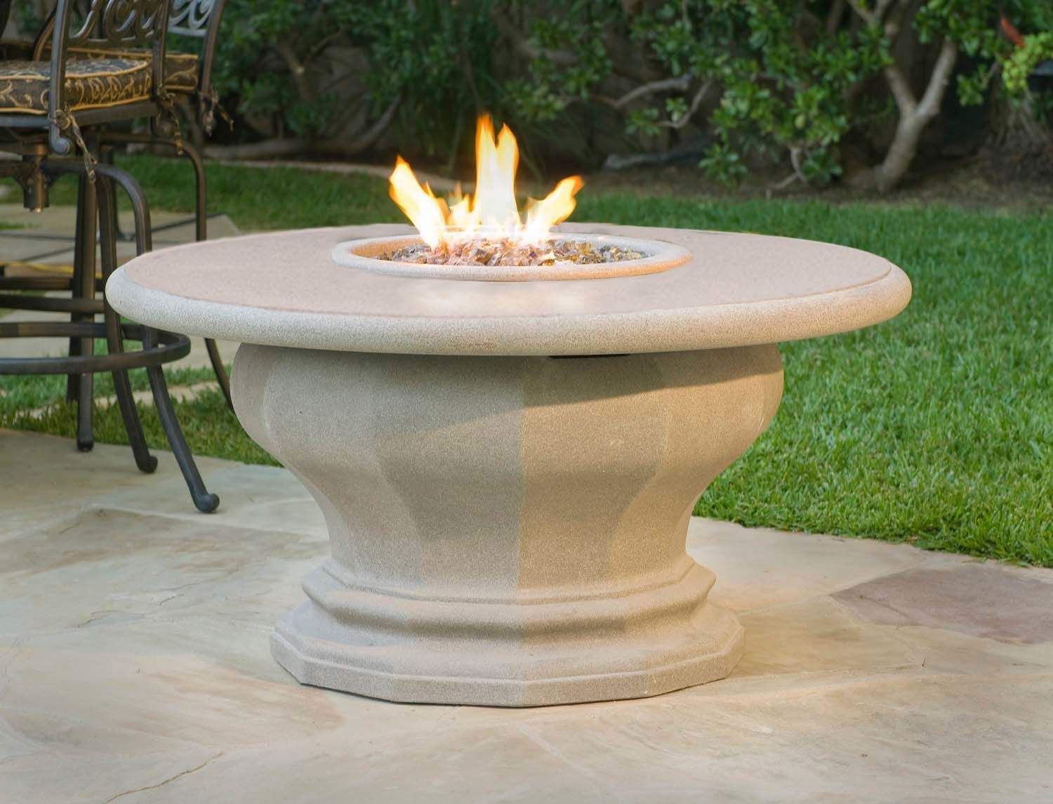 American Fyre Designs Smoke Inverted Firetable with Propane